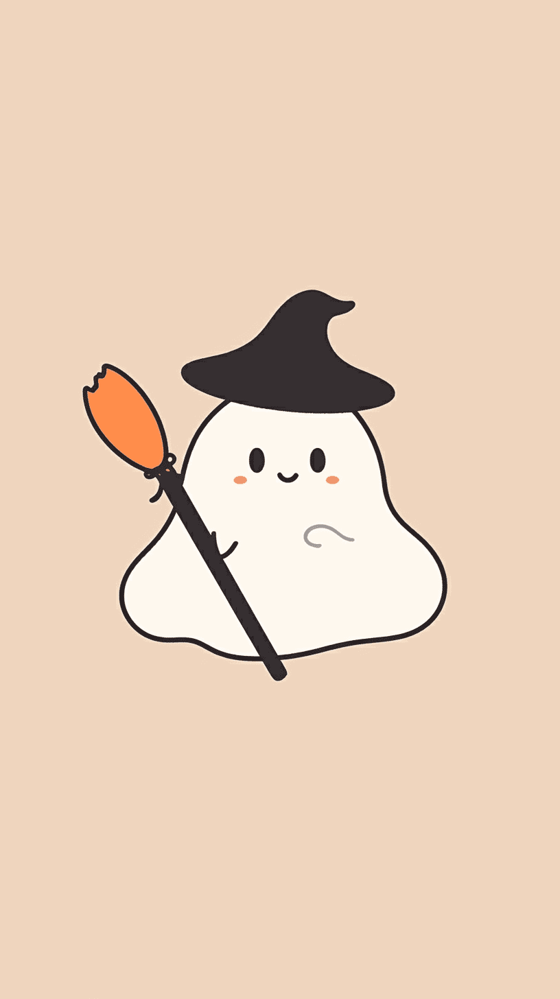 Halloween Ghost 640 original repeating artwork