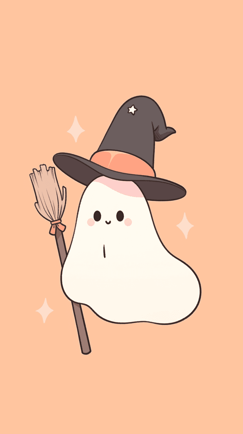 Halloween Ghost 728 original repeating artwork