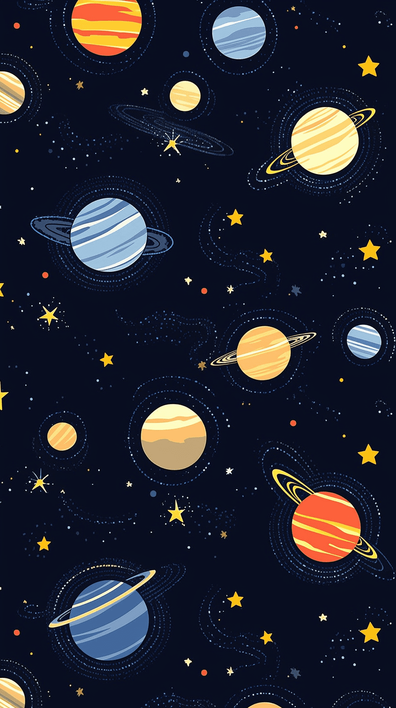 Cosmic 141 original repeating artwork