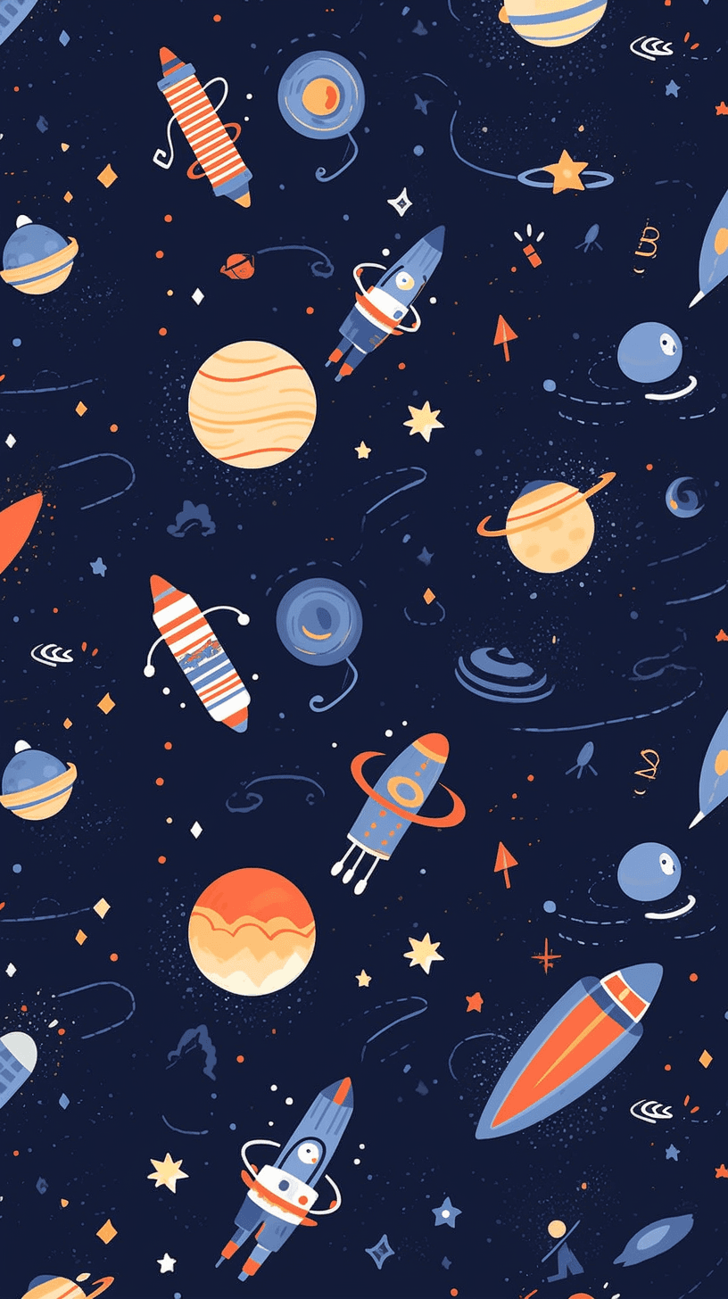 Cosmic 241 original repeating artwork