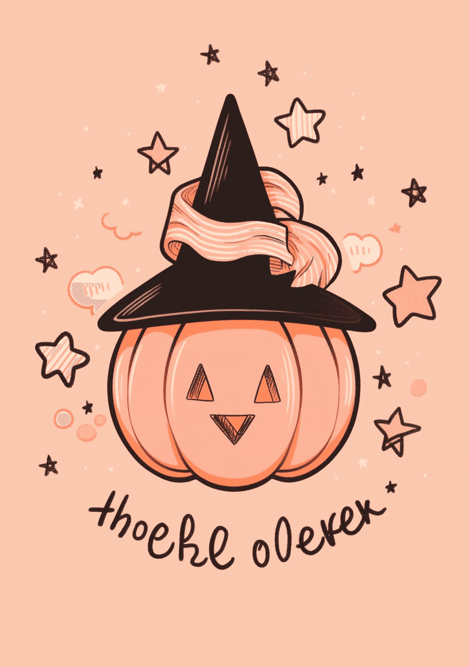 Halloween Pumpkin 208 original repeating artwork
