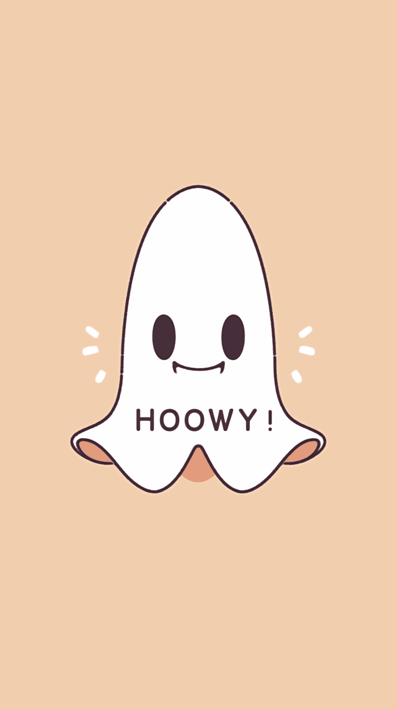 Halloween Ghost 1219 original repeating artwork
