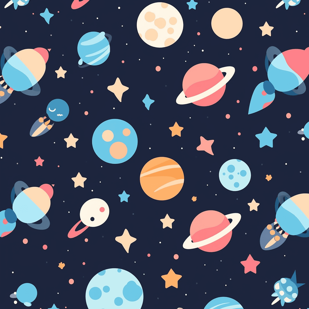 Cosmic Mark original repeating artwork