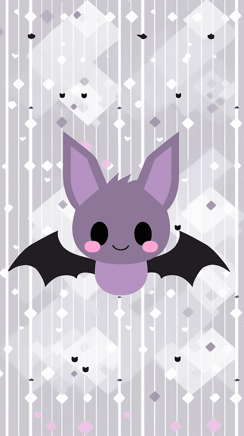 Halloween Bat Sunlit original repeating artwork