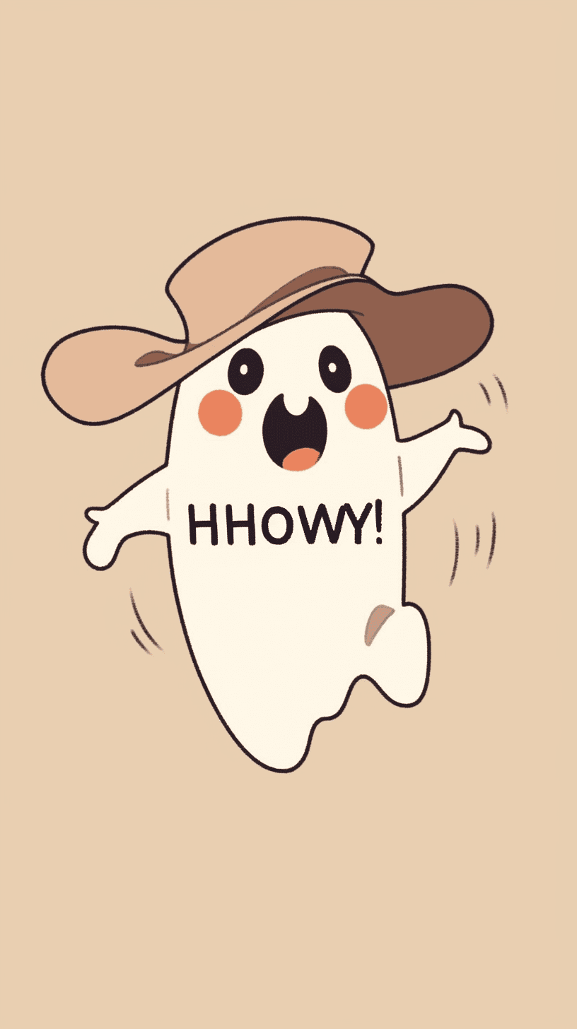 Halloween Ghost 802 original repeating artwork