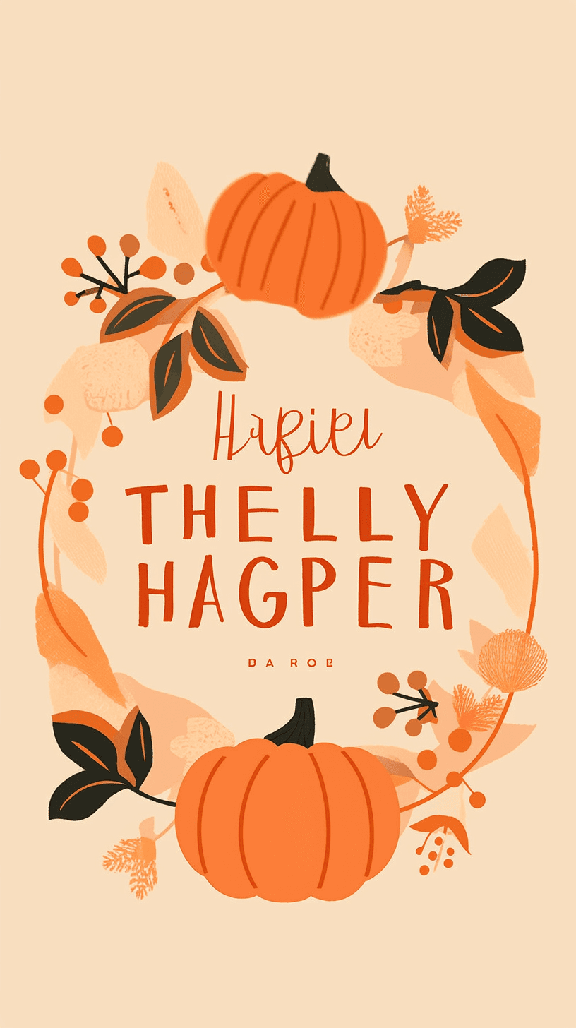 Halloween Pumpkin Glide original repeating artwork