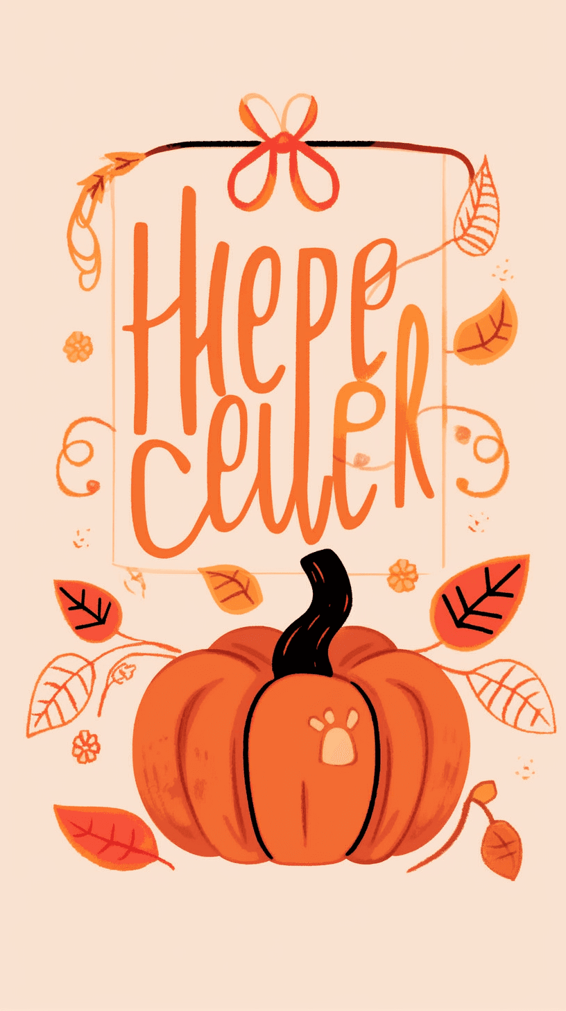 Halloween Pumpkin 122 original repeating artwork