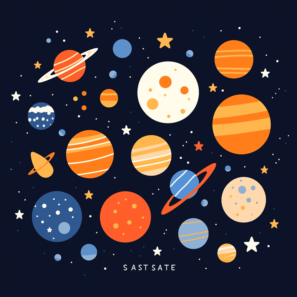 Cosmic Beats original repeating artwork