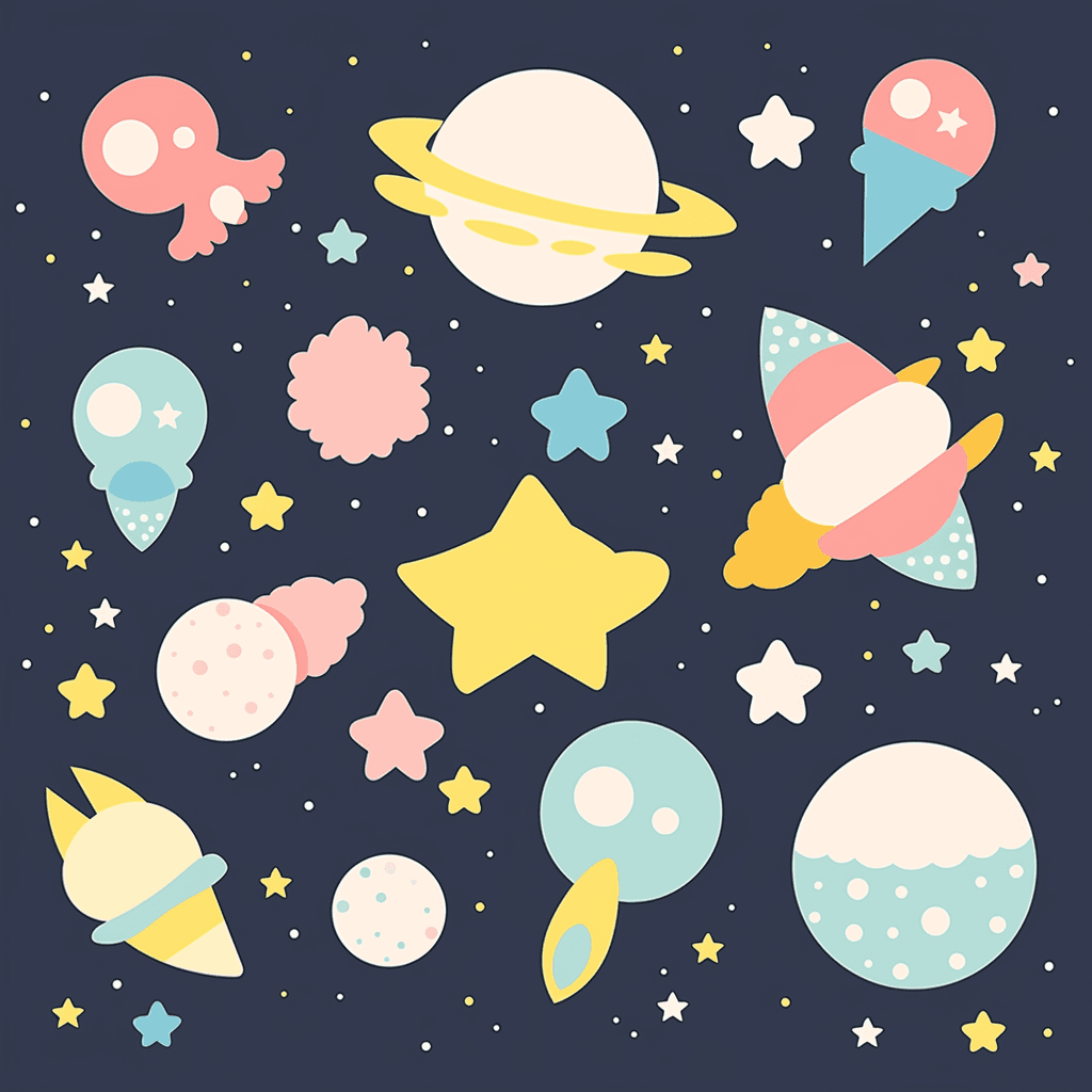 Cosmic 037 original repeating artwork