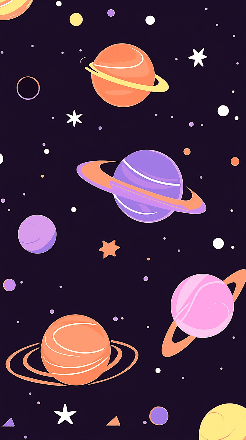 Cosmic Rush original repeating artwork