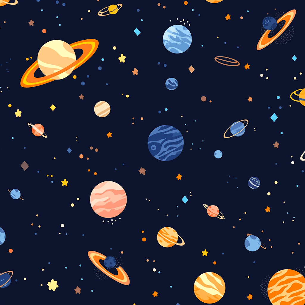 Cosmic 180 original repeating artwork
