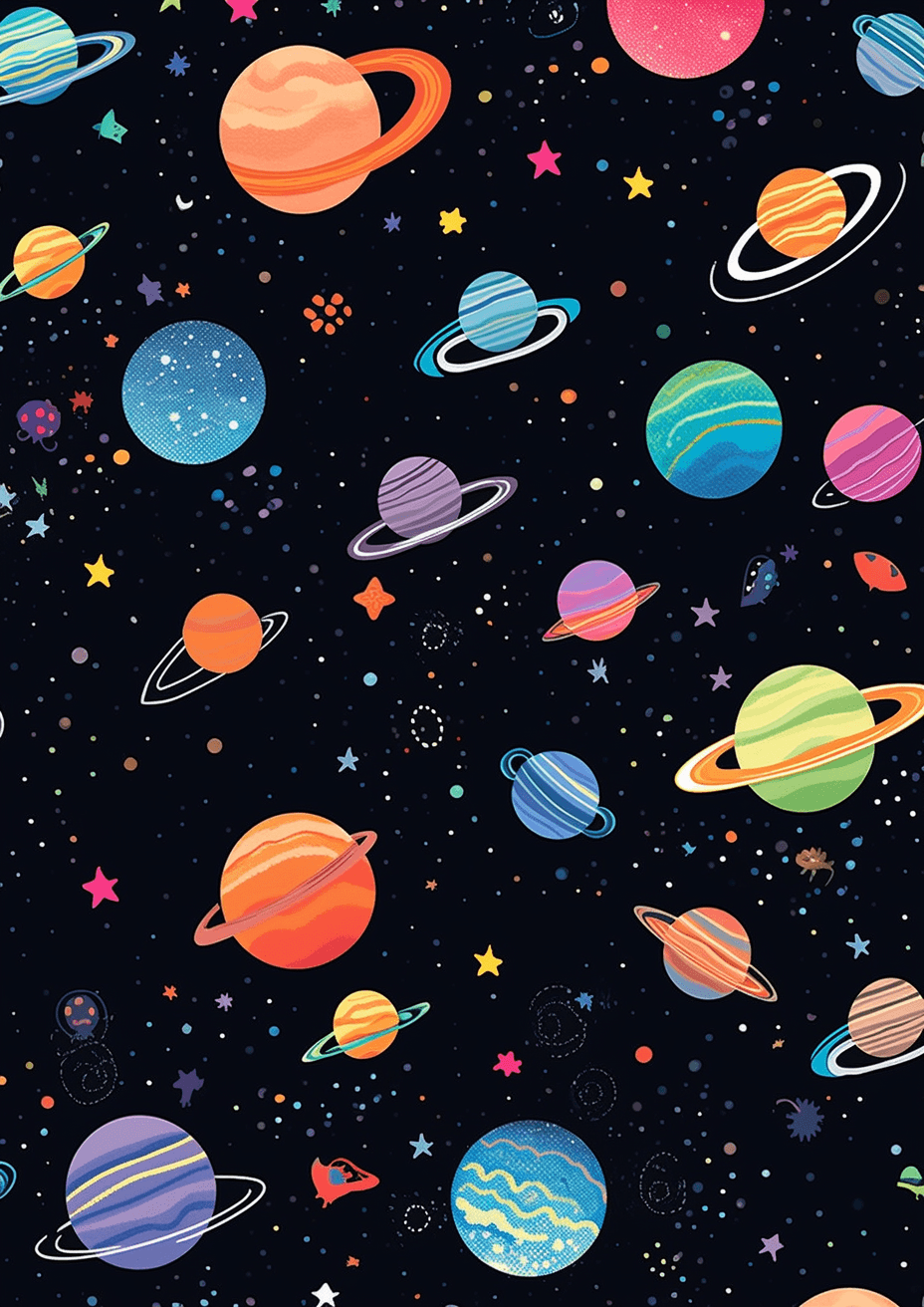 Cosmic 098 original repeating artwork