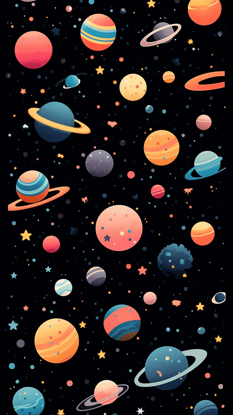 Cosmic Kick original repeating artwork