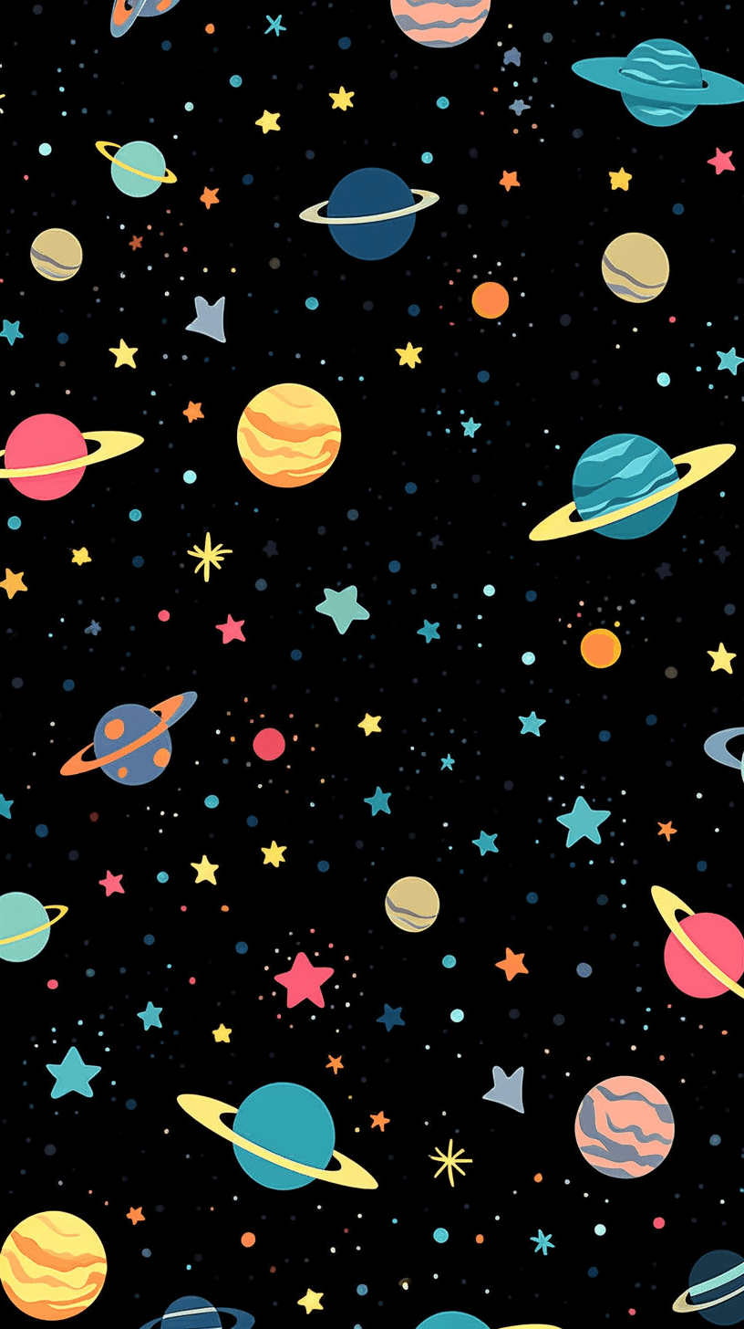 Cosmic Dusk original repeating artwork