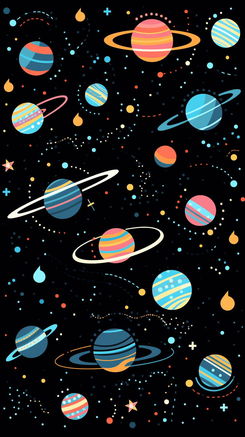 Cosmic 194 original repeating artwork