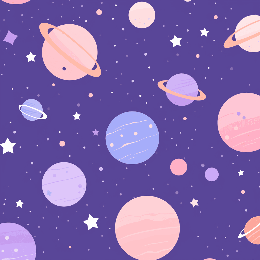 Cosmic Gang original repeating artwork