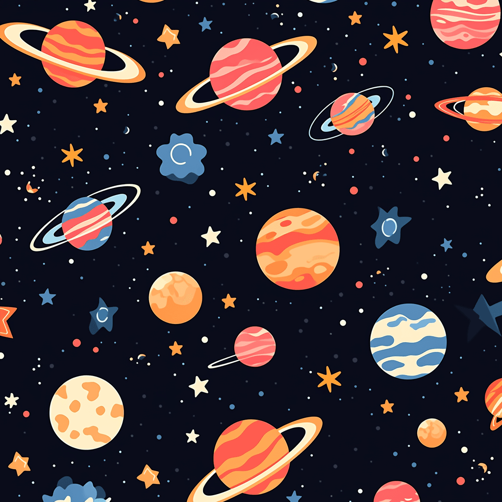Cosmic 099 original repeating artwork