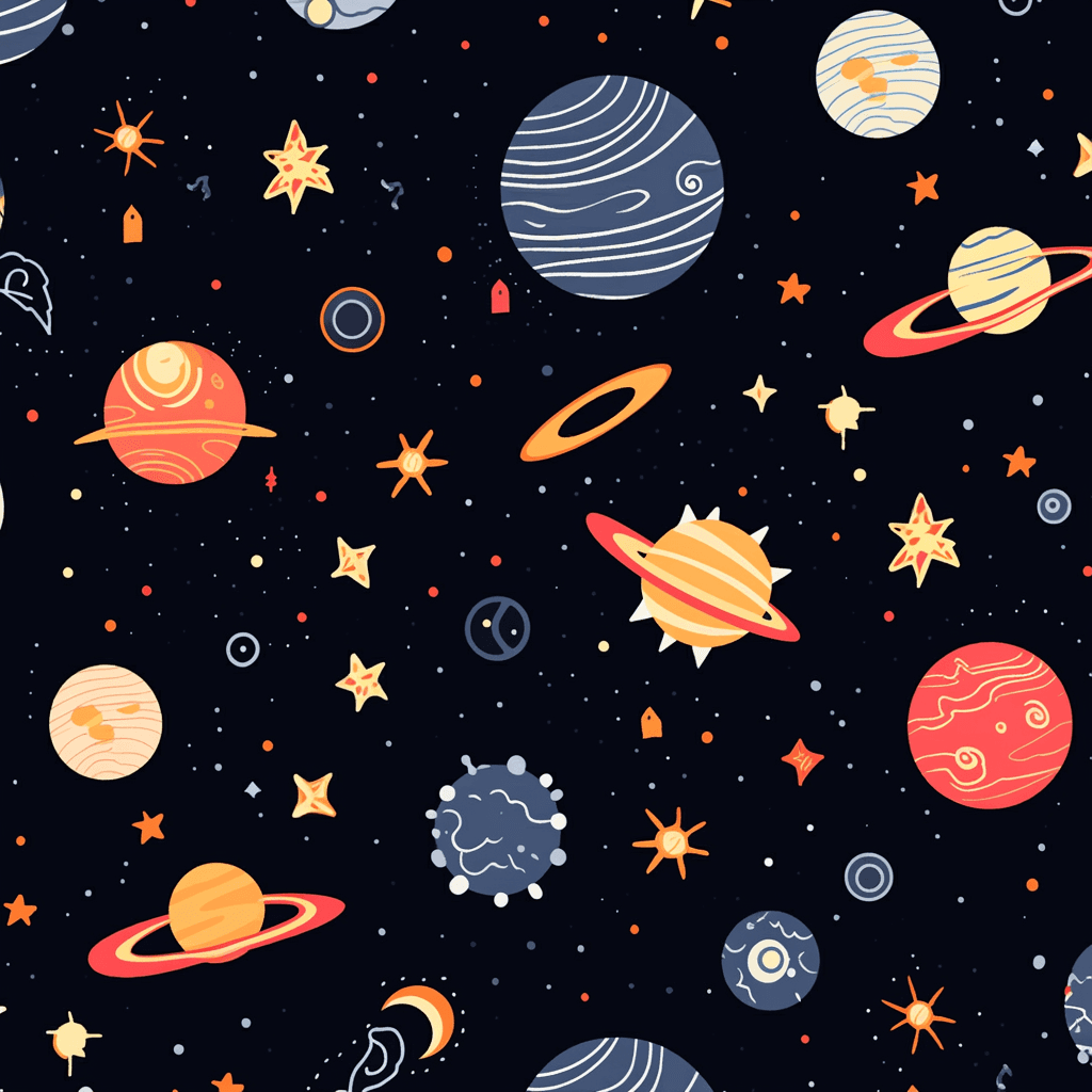 Cosmic 075 original repeating artwork