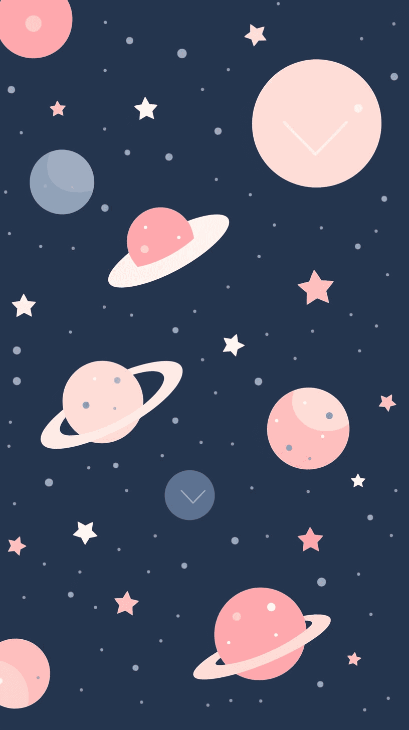 Cosmic Rooftop original repeating artwork