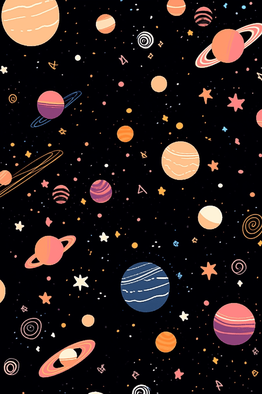 Cosmic 021 original repeating artwork