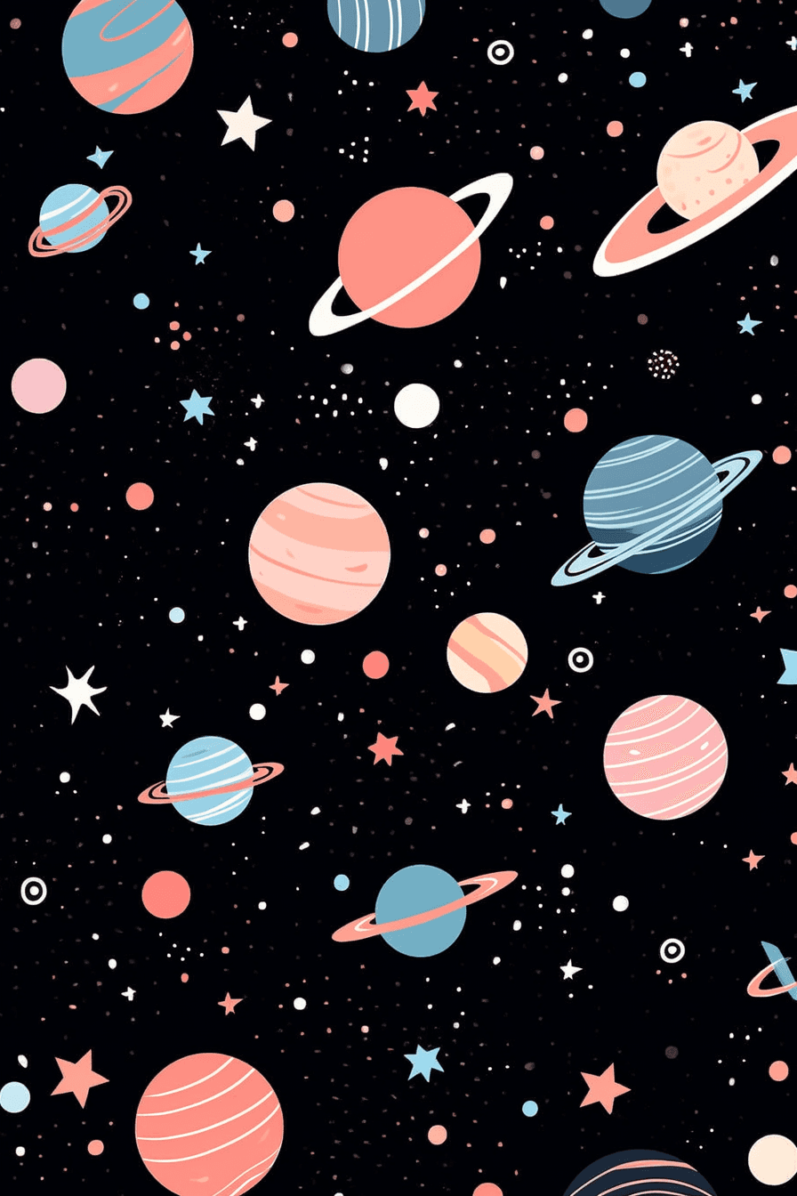 Cosmic Corner original repeating artwork
