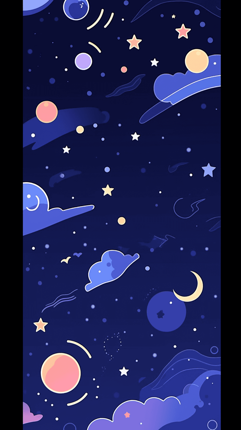 Cosmic 124 original repeating artwork