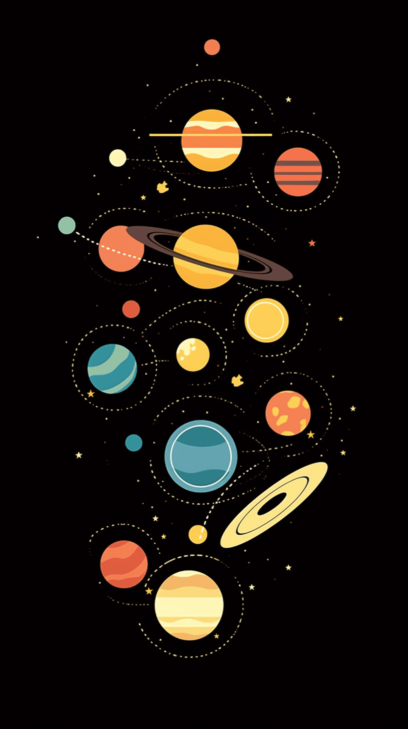 Cosmic 058 original repeating artwork