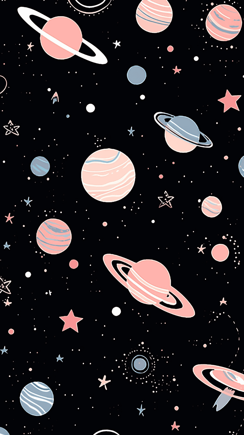 Cosmic 108 original repeating artwork