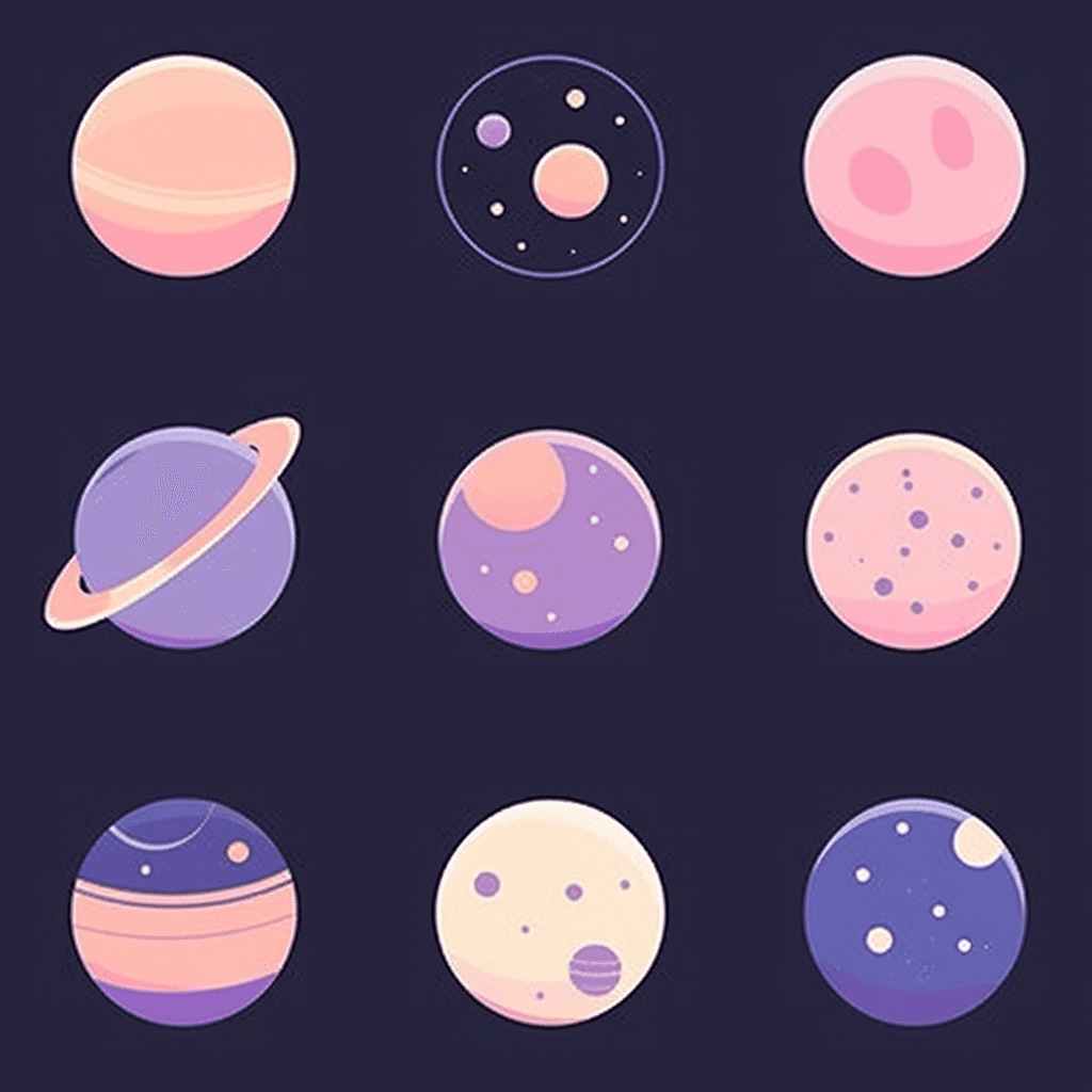 Cosmic Noon original repeating artwork