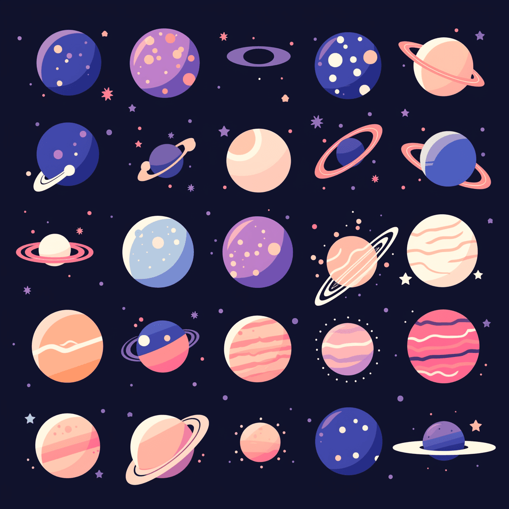 Cosmic Pop original repeating artwork