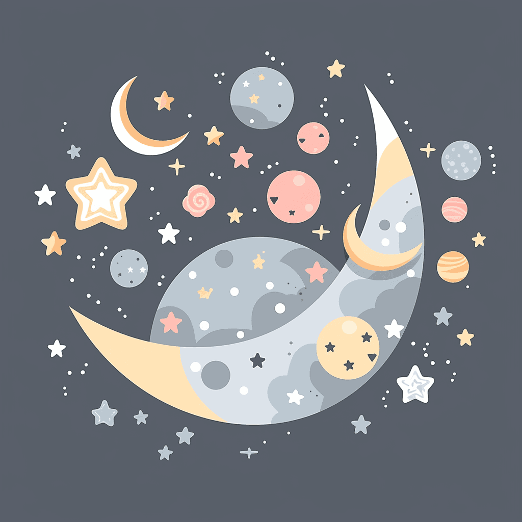 Cosmic Loop original repeating artwork