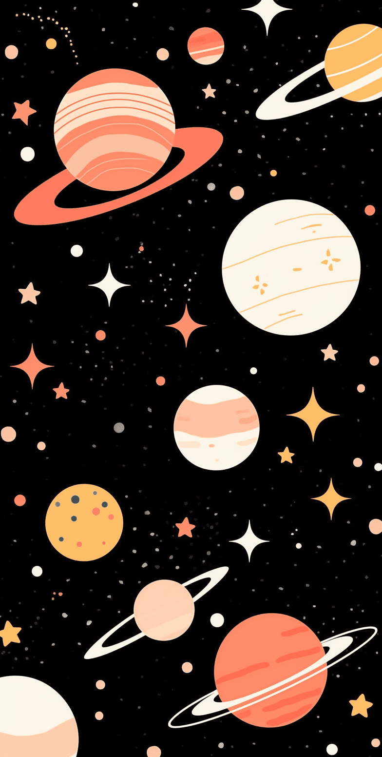Cosmic Night original repeating artwork