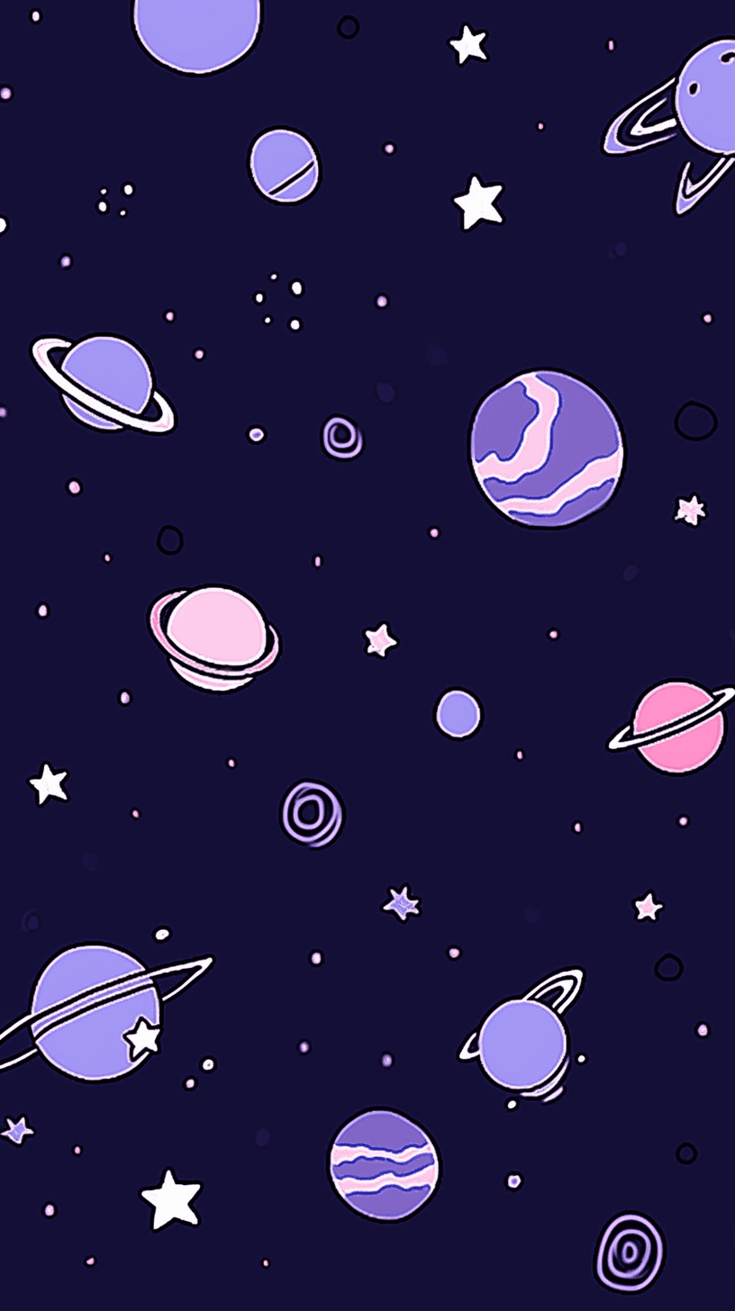 Cosmic Jam original repeating artwork
