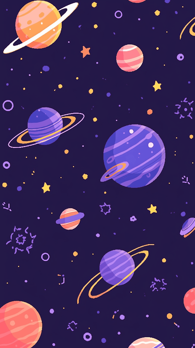 Cosmic Rise original repeating artwork