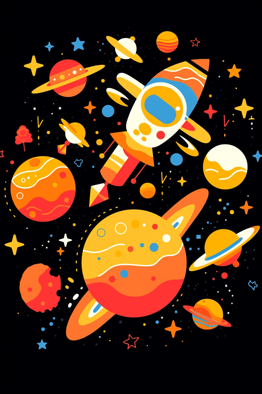 Cosmic 189 original repeating artwork