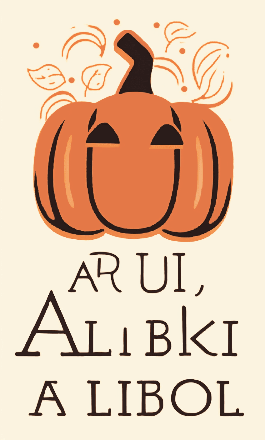 Halloween Pumpkin 247 original repeating artwork