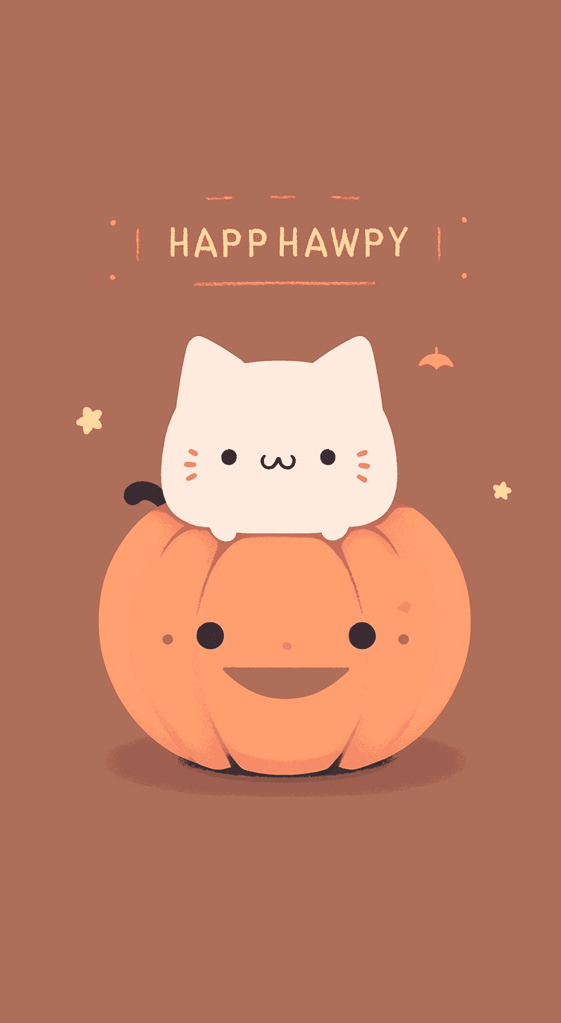 Halloween Pumpkin 008 original repeating artwork