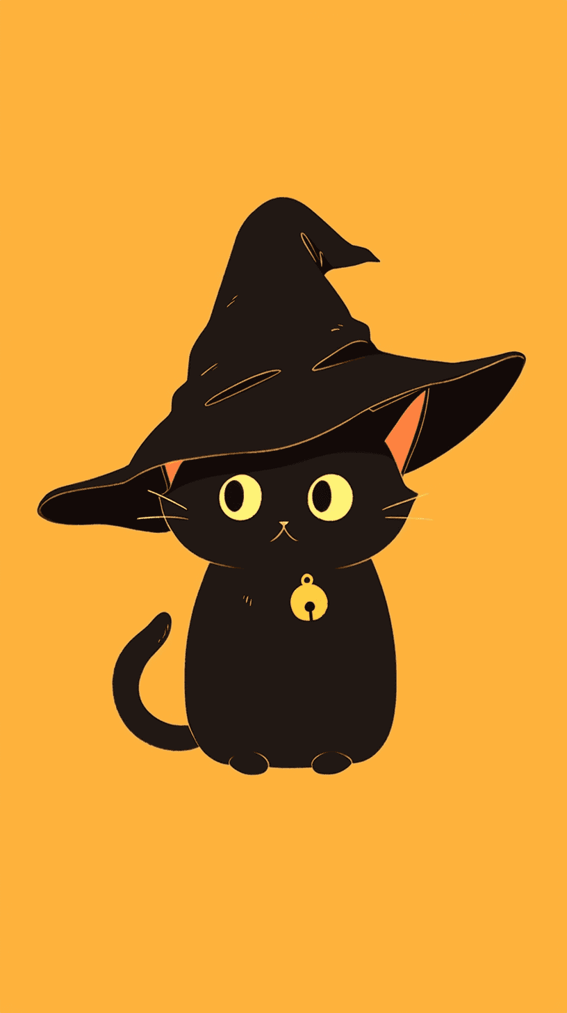 Halloween Cat Tint original repeating artwork