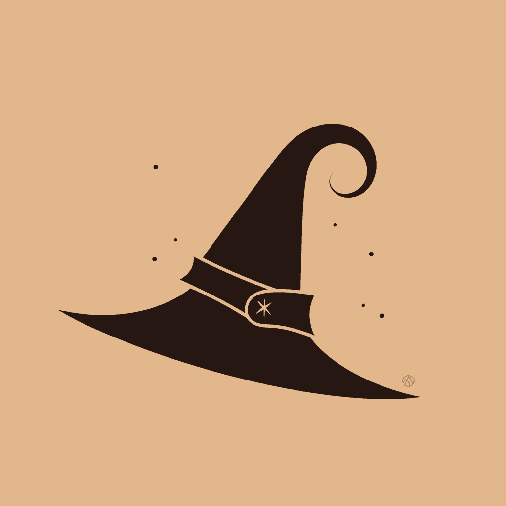Halloween Hat Squad original repeating artwork