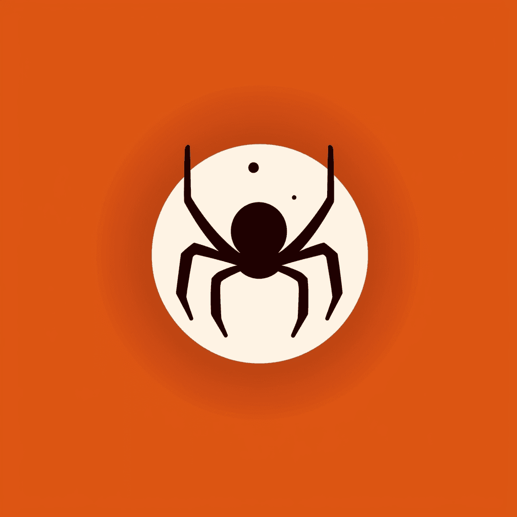 Halloween Spider Zoom original repeating artwork