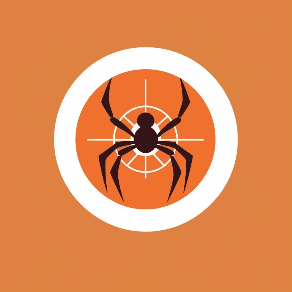 Halloween Spider Picnic original repeating artwork