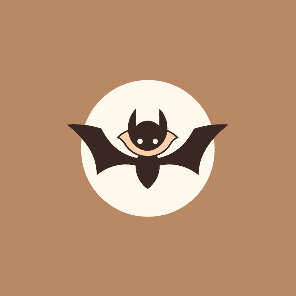 Halloween Bat Dawn original repeating artwork