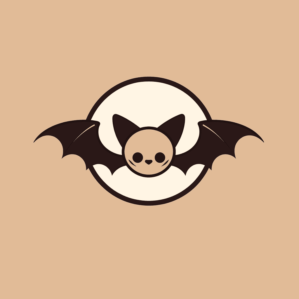 Halloween Bat Chase original repeating artwork
