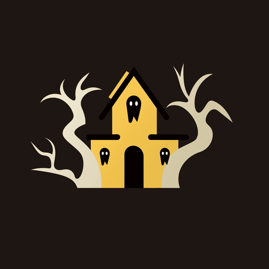 Halloween Castle Pop original repeating artwork