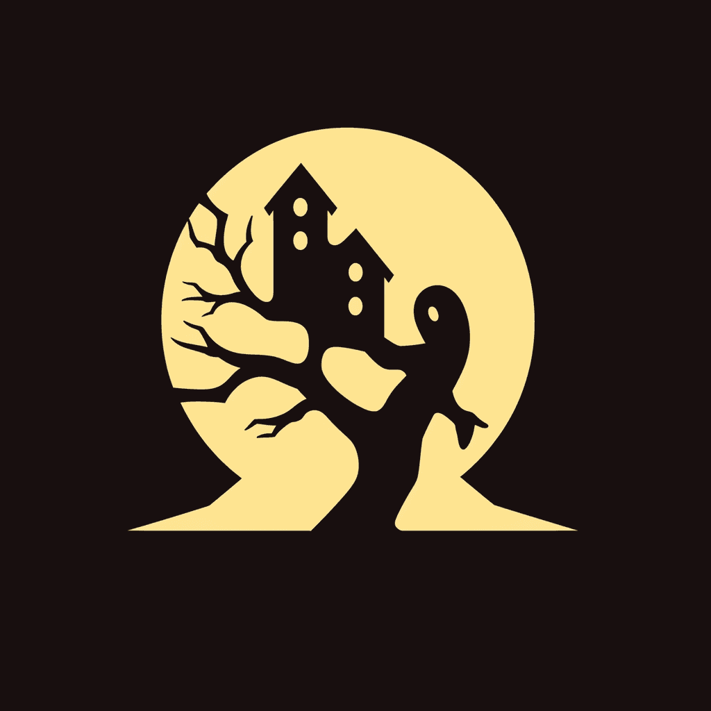 Halloween Castle Carnival original repeating artwork