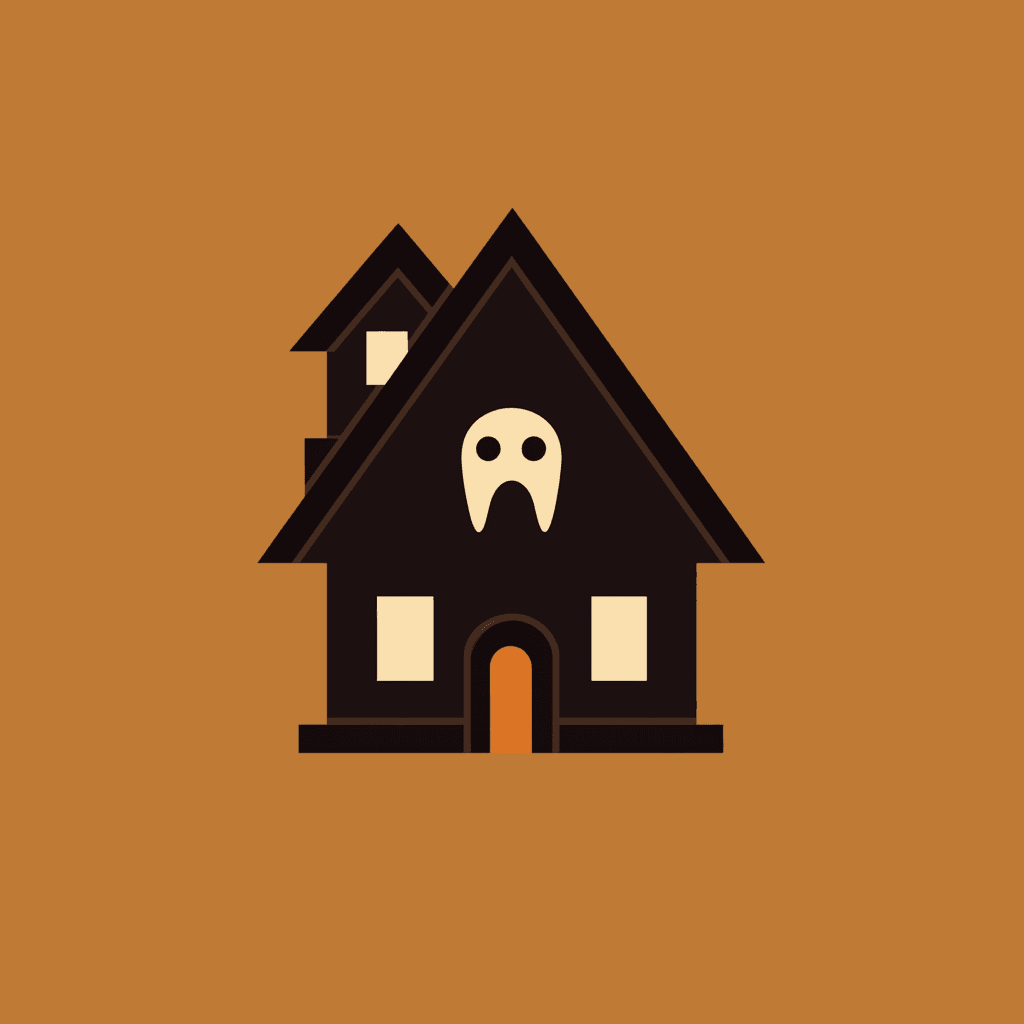 Halloween Castle Picnic original repeating artwork