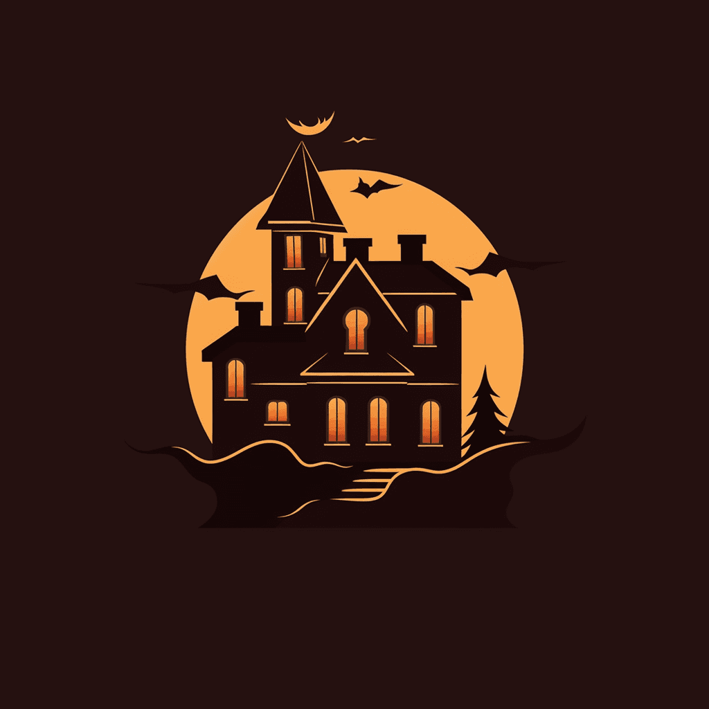 Halloween Castle Festival original repeating artwork
