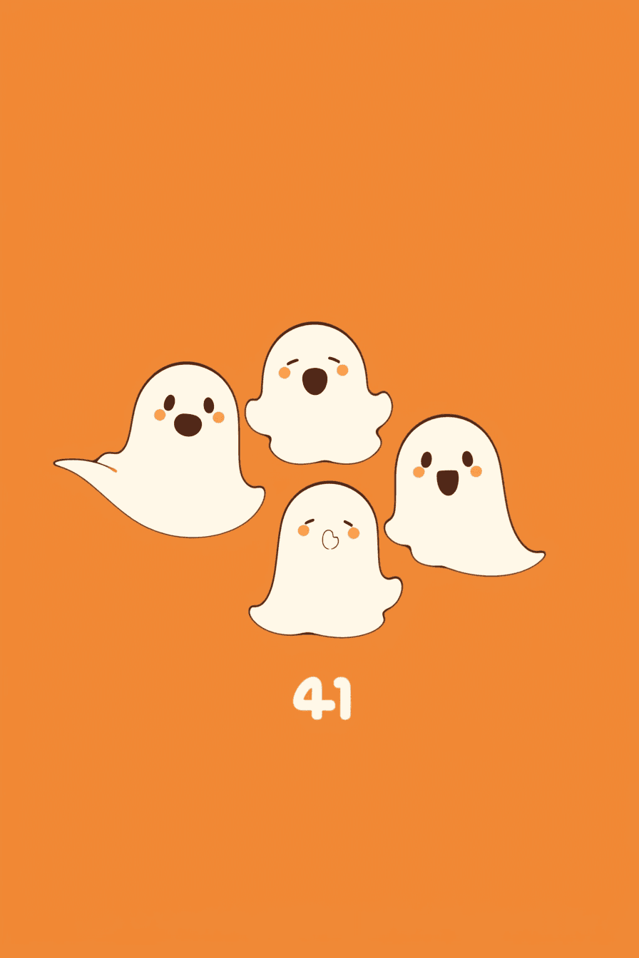 Halloween Ghost 693 original repeating artwork