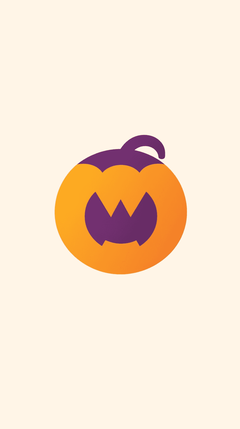 Halloween Pumpkin 207 original repeating artwork