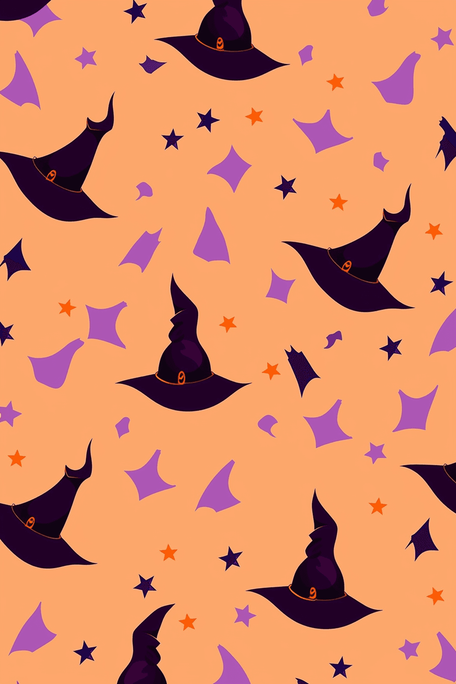 Halloween Hat Beats original repeating artwork